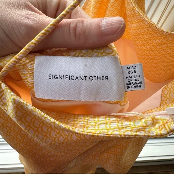 SIGNIFICANT OTHER ll ONE ANOTHER DRESS IN YELLOW SIZE 8 - Picture 13 of 13